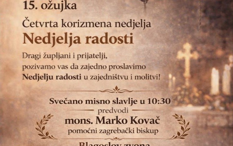 Blagoslov zvona župne crkve Uznesenja BDM u Savskom Nartu